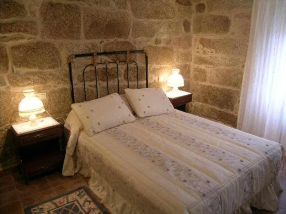 Casa Cuadrantecasa De Piedra En Playa De Carnota Villa Pedrafigueira ภายนอก รูปภาพ