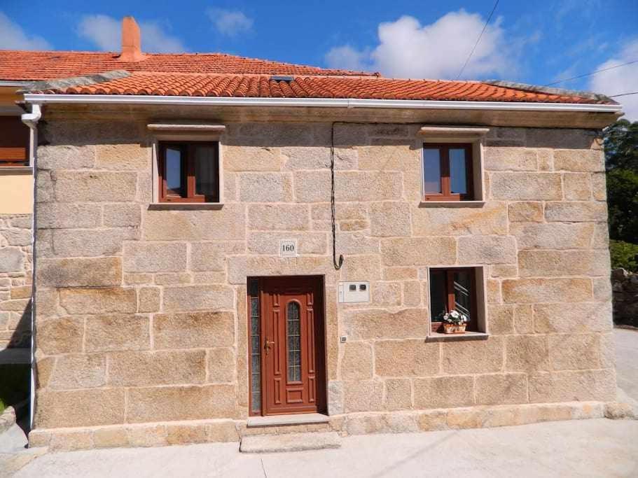 Casa Cuadrantecasa De Piedra En Playa De Carnota Villa Pedrafigueira ภายนอก รูปภาพ
