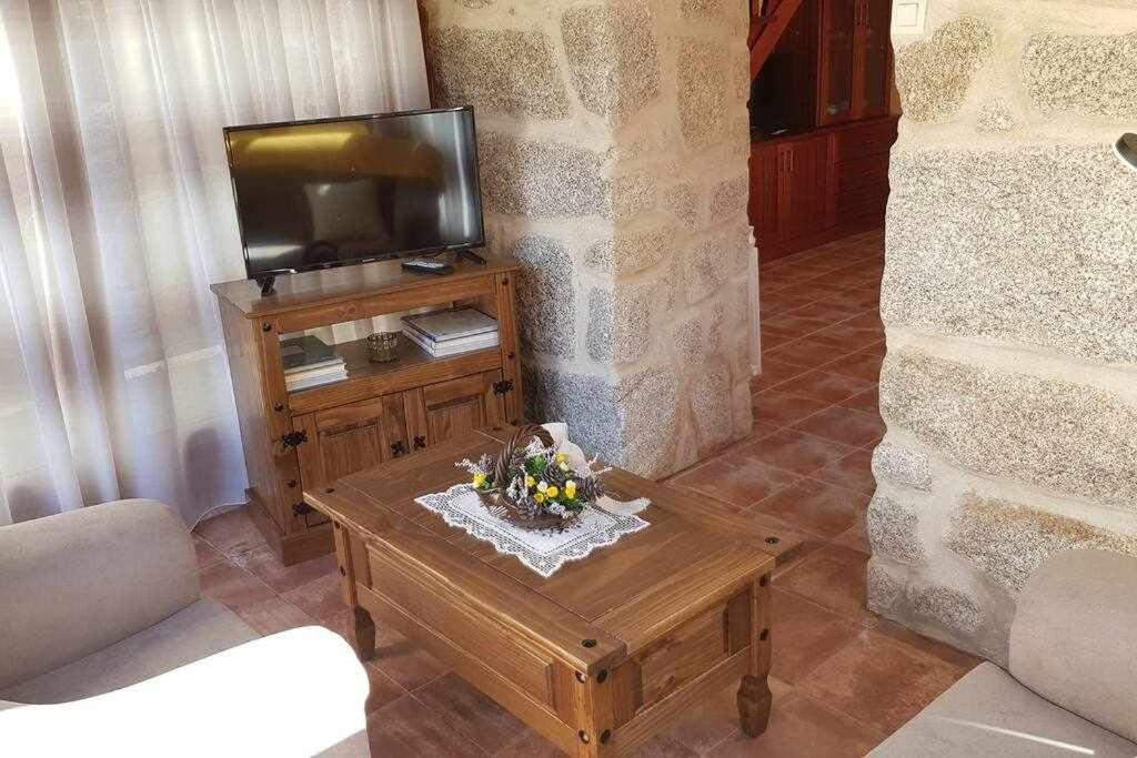 Casa Cuadrantecasa De Piedra En Playa De Carnota Villa Pedrafigueira ภายนอก รูปภาพ
